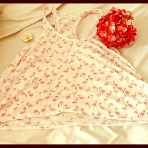 Aeropostale Flamingo tank! 🌸